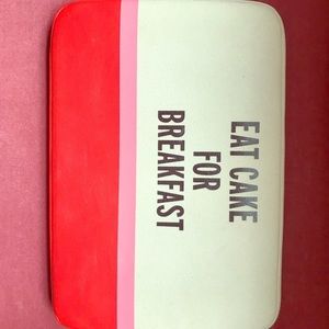 KATE SPADE “Eat Cake for Breakfast” laptop sleeve